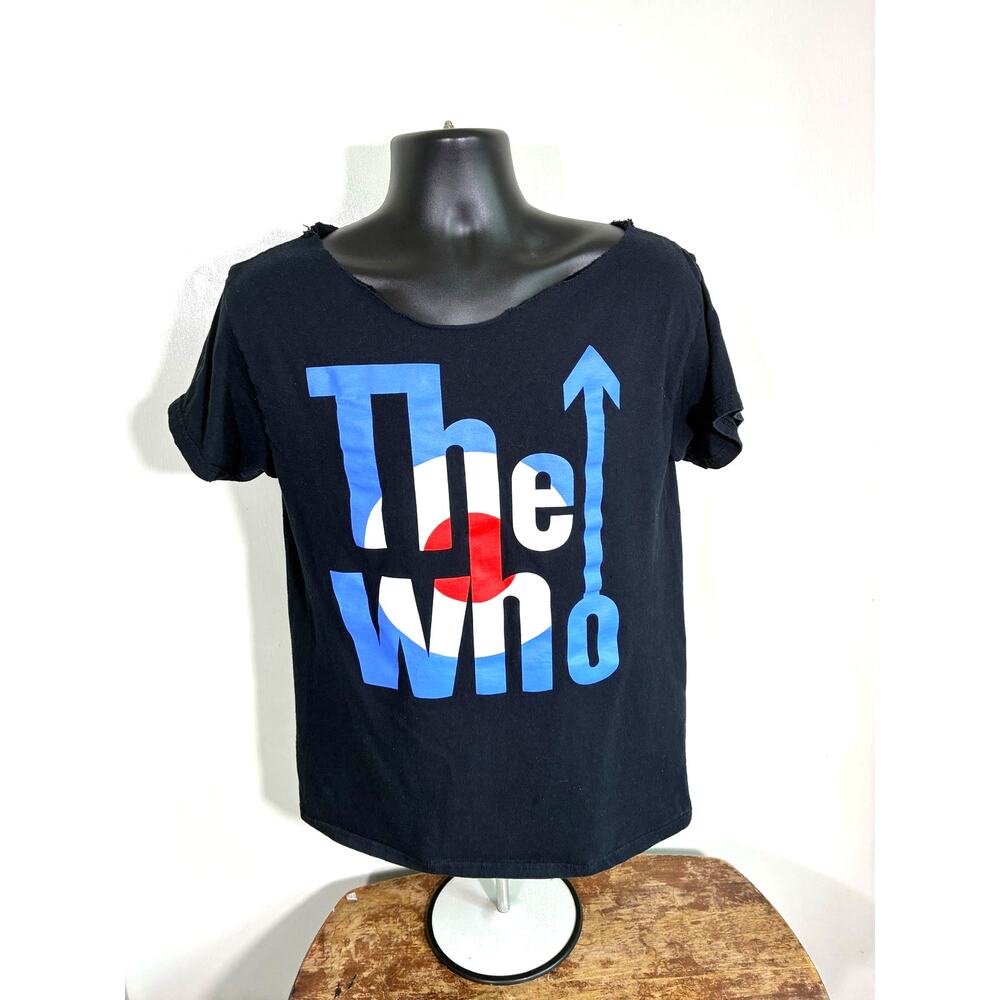 The Who 2019 Moving On Tour Dates Black Cut Neck Tee L
